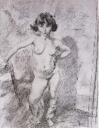Naked maiden Keludina, Jules Pascin